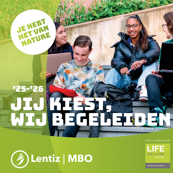 voorkant brochure Lentiz | MBO LIFE College